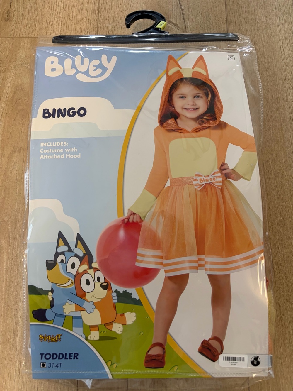Bingo Toddler Costume with Hood